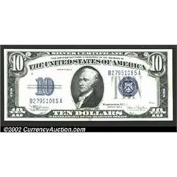 1934C $10 Silver Certificate, Fr-1704, Gem CU....