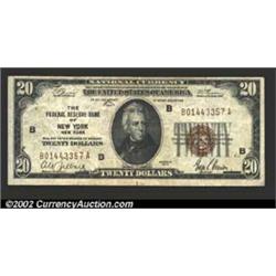 1929 $20 Federal Reserve Bank Note, Fr-1870-B, VF+....