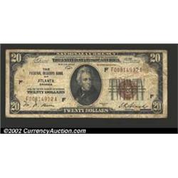 1929 $20 Federal Reserve Bank Note, Fr-1870-F, Fine+....