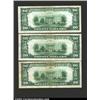 Image 2 : A group of three consecutively serial numbered 1929 $20 Federal Reserve Bank Notes, Fr-1870-G, all g