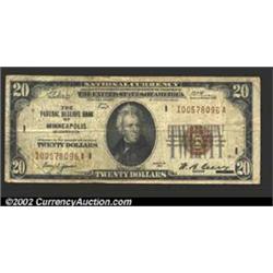 1929 $20 Federal Reserve Bank Note, Fr-1870-I, Fine+....