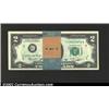 Image 1 : An original pack of (25) 1976 $2 Federal Reserve Notes, Fr-1935-G, all grading Gem CU. 25 notes...