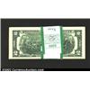 Image 2 : An original pack of (100) 1995 $2 Federal Reserve Notes, Fr-1936-F, Gem CU. 100 notes...