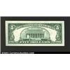 Image 2 : 1963-A $5 Federal Reserve Note, Fr-1968-E, Gem CU....