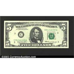 1969 $5 Federal Reserve Note, Fr-1969-C, Gem CU....