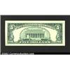 Image 2 : 1969 $5 Federal Reserve Note, Fr-1969-C, Gem CU....