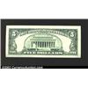 Image 2 : 1969-B $5 Federal Reserve Note, Fr-1971-G, Gem CU....