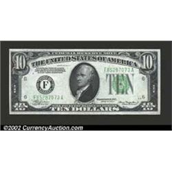 1934-A $10 Federal Reserve Note, Fr-2006-F, Gem CU....