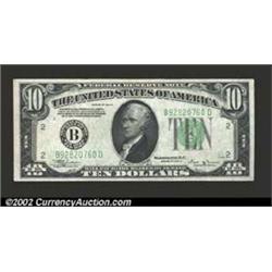 1934-B $10 Federal Reserve Note, Fr-2007-B, Gem CU....