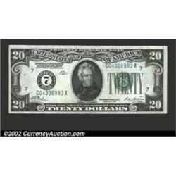 1928 $20 Federal Reserve Note, Fr-2050-G, Choice CU....