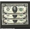 Image 1 : A consecutive trio of 1928-B $20 Federal Reserve Notes, Fr-2052-G, all grading Choice CU to Gem CU..