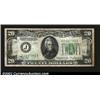 Image 1 : 1934 $20 Federal Reserve Note, Fr-2054-J, VF-XF. There is some soiling at the right end....