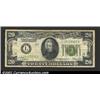 Image 1 : 1934 $20 Federal Reserve Note, Fr-2054-L, Fine. A couple of staple holes are present....