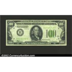 1934 $100 Federal Reserve Note, Fr-2152-H, VF....