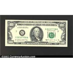 1988 $100 Federal Reserve Note, Fr-2172-G, Gem CU....