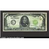 Image 1 : 1934 $1,000 Light Green Seal Federal Reserve Note, Fr-2211-C, XF-AU. A nice example from the Philade