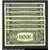 Image 2 : A Group of Seven miscellaneous $1 Silver Certificates, including a 1935B, (3) 1935C's, and (3) 1935D