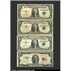 Image 1 : A group of miscellaneous Small Size currency: 1953 $2 Red Seal, VF; 1935F $1 Silver Certificate, VF;