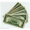 Image 2 : A miscellaneous group of Small Size $5 Feds: 1950A, Fr-1962-A, Fine-VF; 1950A, Fr-1962-I, XF; 1950B,