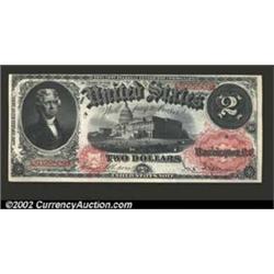 1878 $2 Legal Tender Note, Fr-48, Choice CU. This beautiful example appears fully original and has r