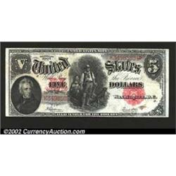 1907 $5 Legal Tender Note, Fr-91, VF-XF....