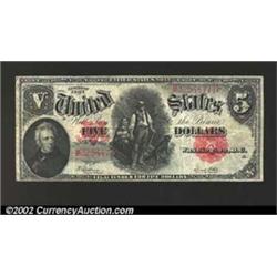 1907 $5 Legal Tender Note, Fr-91, Fine-VF....