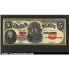 Image 1 : 1907 $5 Legal Tender Note, Fr-91, Fine-VF....