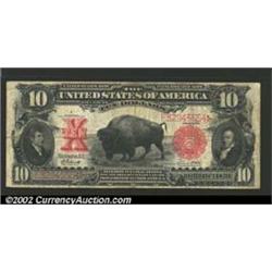 1901 $10 Legal Tender Note, Fr-121, Fine+. An attractive and solid note for the grade....