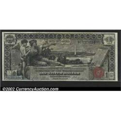 1896 $1 Silver Certificate, Fr-224, CGA Gem Uncirculated 65. A lovely Gem Educational Ace with broad