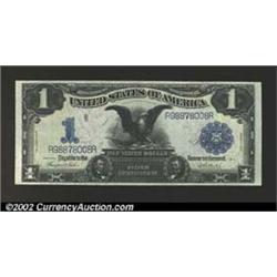 1899 $1 Silver Certificate, Fr-233, XF-AU. This note has the appearance of a full fledged Gem, but t