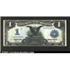 Image 1 : 1899 $1 Silver Certificate, Fr-235, XF-AU. Two vertical folds are present....