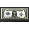 Image 1 : 1923 $1 Silver Certificate, Fr-237, CU. A boldly embossed example with some minor smudging in the le