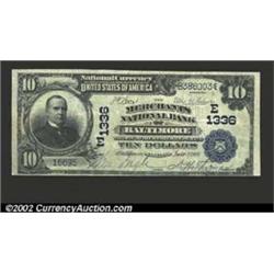 Baltimore, MD - $10 1902 Date Back Fr. 616 Merchants NB Ch. # 1336Very Fine-Extremely Fine....