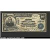 Image 1 : Detroit, MI - $10 1902 Plain Back Fr. 631 First National Bank in Detroit Ch. # 10527Fine+....