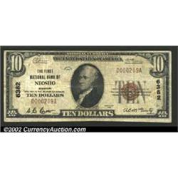 Neosho, MO - $10 1929 Ty. 1 First NB Ch. # 6382A mere seven small size notes from this bank are repo