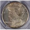 Image 2 : 1924-S PEACE SILVER DOLLAR PCGS MS62