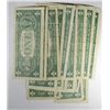Image 2 : ( 25 ) $1.00 U.S. SILVER CERTIFICATES VG OR BETTER & ( 5 ) $1.00 STAR CERTIFICAT