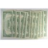 Image 2 : ( 10 ) U.S. $5.00 RED SEAL NOTES VG OR BETTER & ( 2 )  $5.00 STAR RED SEAL NOTES