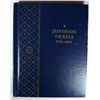 Image 1 : 1938 THRU 1964 CIRCULATED JEFFERSON NICKEL COLLECTION IN A BLUE BINDER