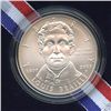 Image 1 : 2009 LOUIS BRAILLE UNC. COMMEMORATIVE SILVER DOLLAR  ORIGINAL MINT PACKAGE