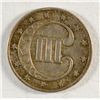 Image 1 : 1851 3 CENT SILVER CHOICE AU