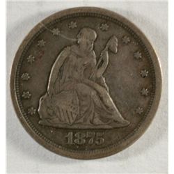 1875 S 20 CENT VF