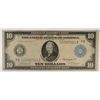 Image 1 : 1914  $10  FR note VG/F