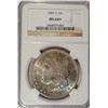 Image 1 : 1880-S MORGAN DOLLAR NGC MS64+ RAINBOWS!  EST. $130-$145