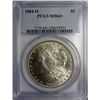 Image 1 : 1884-O MORGAN DOLLAR PCGS MS64 +