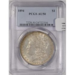 1894  Morgan $ PCGS50 COIN IS AT LEAST A 53  est $1700-$1800