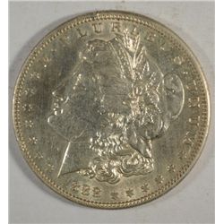 1888-S MORGAN DOLLAR UNC, MINOR RIM DING