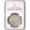 Image 1 : 1891 MORGAN DOLLAR NGC MS62 RAINBOW COLORS