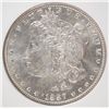Image 2 : 1887 MORGAN SILVER DOLLAR NGC MS 65 STAR!