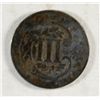 Image 1 : 1855 3 CENT SILVER VF, DARK